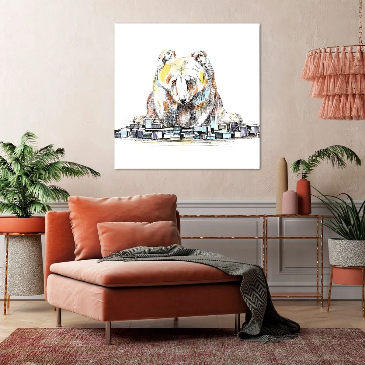 Obraz na plátně - Jak lze takto žít? - 40x40 cm