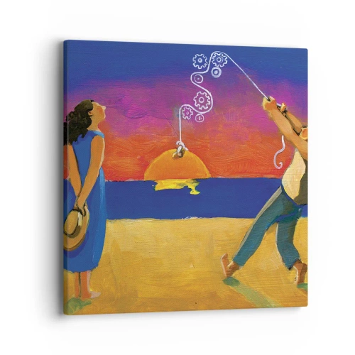 Obraz na plátně - Více než hvězda z nebe - 40x40 cm