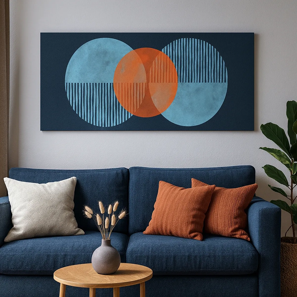 Obraz na plátně - Symetrická kompozice - 30x30 cm