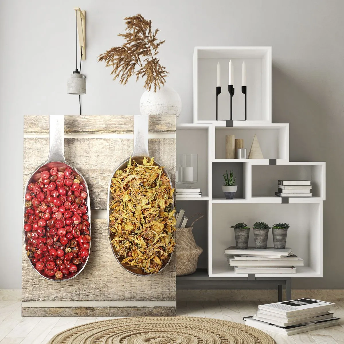 Obraz na skle - Kuchyňská magie - 80x120 cm