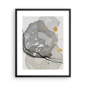 Plakát v černém rámu - Organická kompozice - 40x50 cm