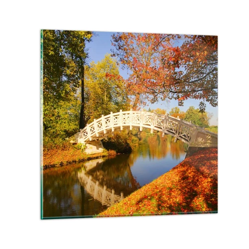 Obraz na skle - Na bílém můstku vzdechů - 70x70 cm