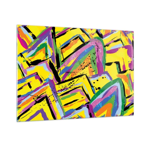 Obraz na skle - Až křičí radostí - 100x70 cm