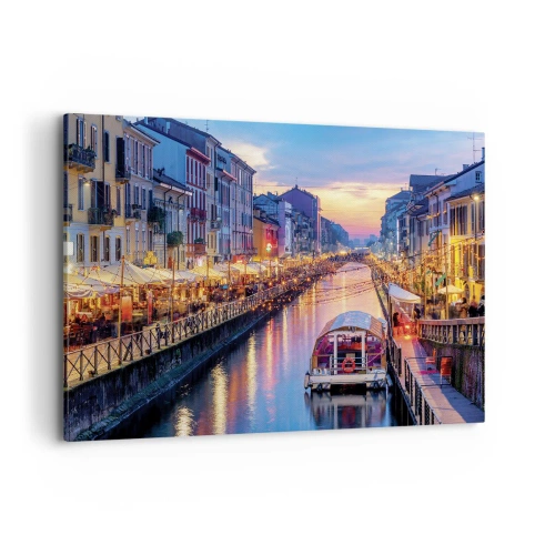 Obraz na plátně - Večer plný světla a zábavy - 120x80 cm