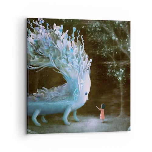 Obraz na plátně - Fantastické setkání - 70x70 cm
