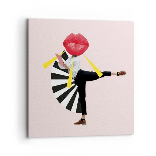 Obraz na plátně - Surrealistický pop-art - 70x70 cm