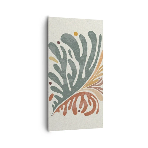Obraz na plátně - Vícebarevný list - 65x120 cm