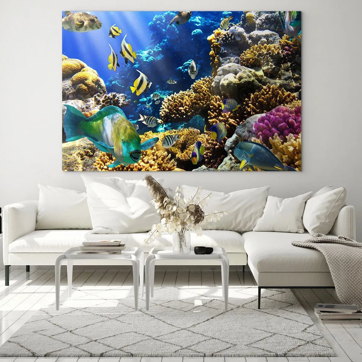 Obraz na skle - Velký provoz na prázdninové stezce - 120x80 cm