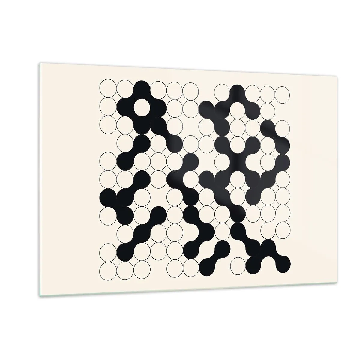 Obraz na skle - Čínská hra – variace - 120x80 cm