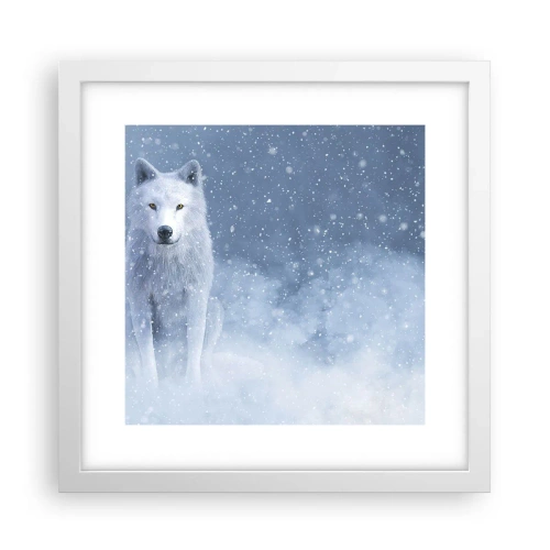 Plakát v bílém rámu - V zimním duchu - 30x30 cm