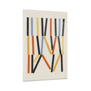 Obraz na skle - Kompozice na úrovni - 80x120 cm
