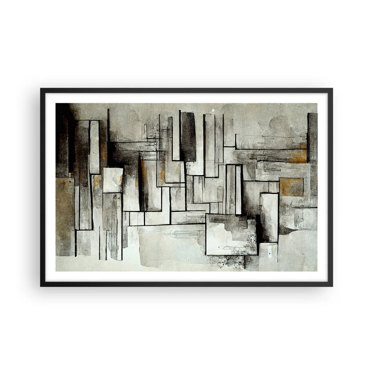 Plakát v černém rámu - Síla jednoduchosti - 91x61 cm