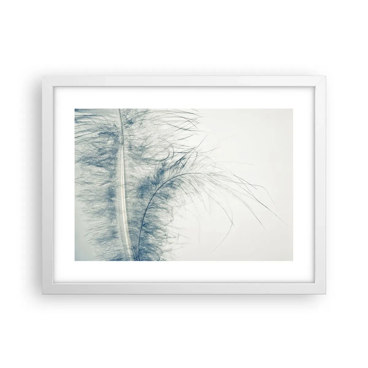 Plakát v bílém rámu - Šepot přírody - 40x30 cm