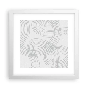 Plakát v bílém rámu - Snadné východisko neexistuje - 30x30 cm