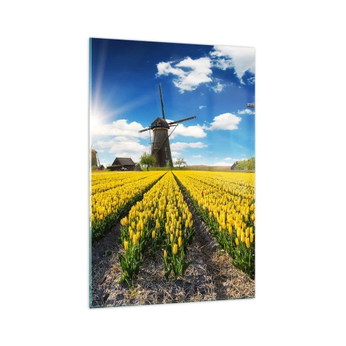 Obraz na skle - Více nizozemský nemůže být - 70x100 cm