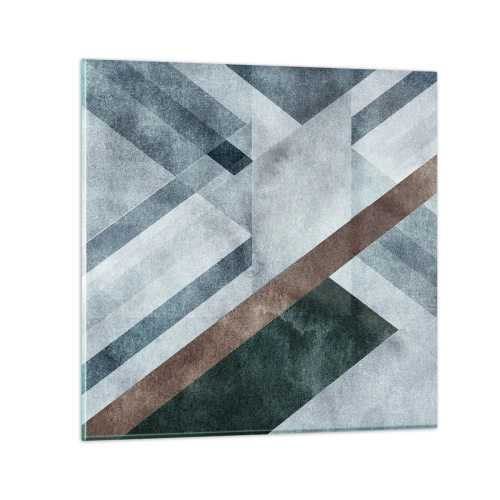 Obraz na skle - Sofistikovaná elegance geometrie - 50x50 cm