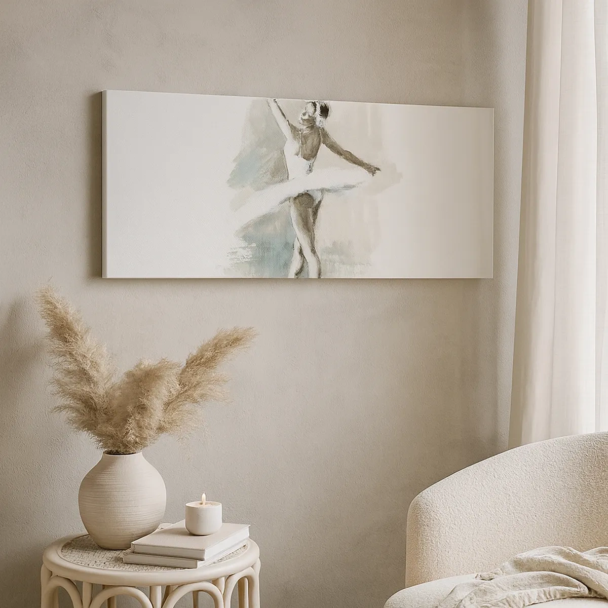 Obraz na plátně - Zakletá do labutě - 30x30 cm