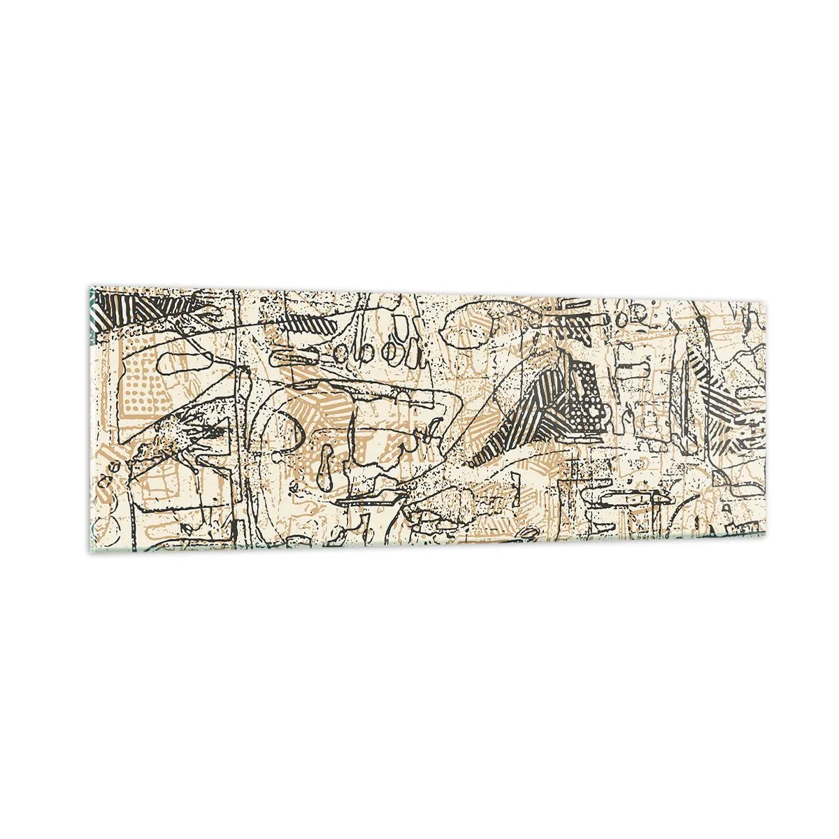 Obraz na skle - Čeká na rozluštění - 90x30 cm