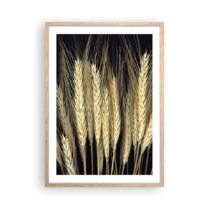 Plakát v rámu světlý dub - Rustikální magie - 50x70 cm