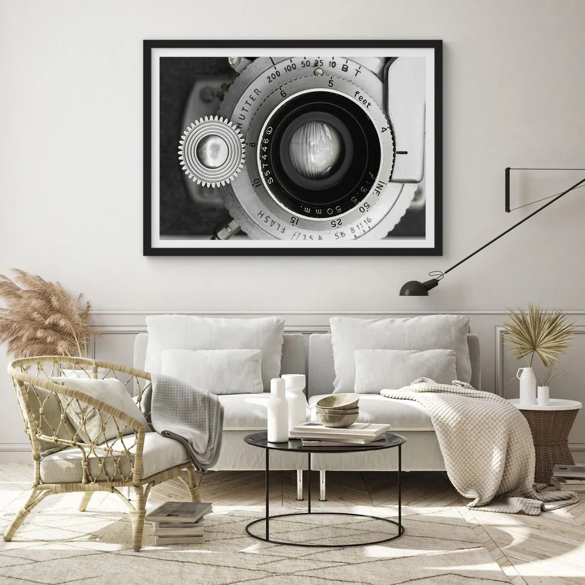 Plakát v černém rámu - Příběh o Hollywoodu - 70x50 cm