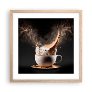 Plakát v rámu světlý dub - Exploze chuti - 40x40 cm
