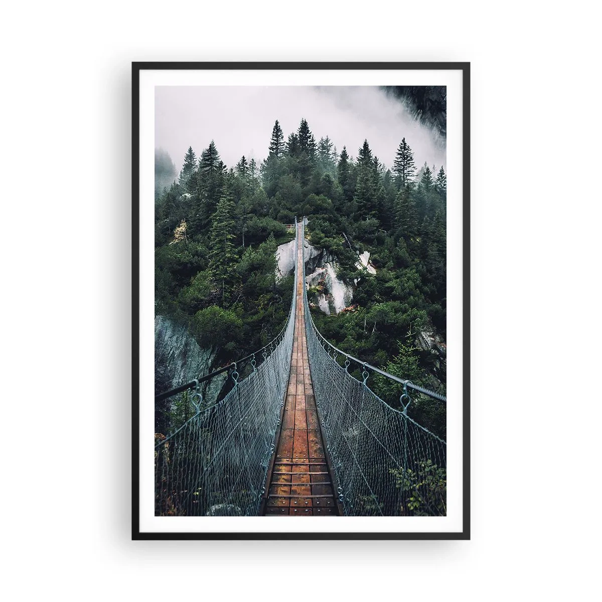 Plakát v černém rámu - Pouze pro orly - 70x100 cm