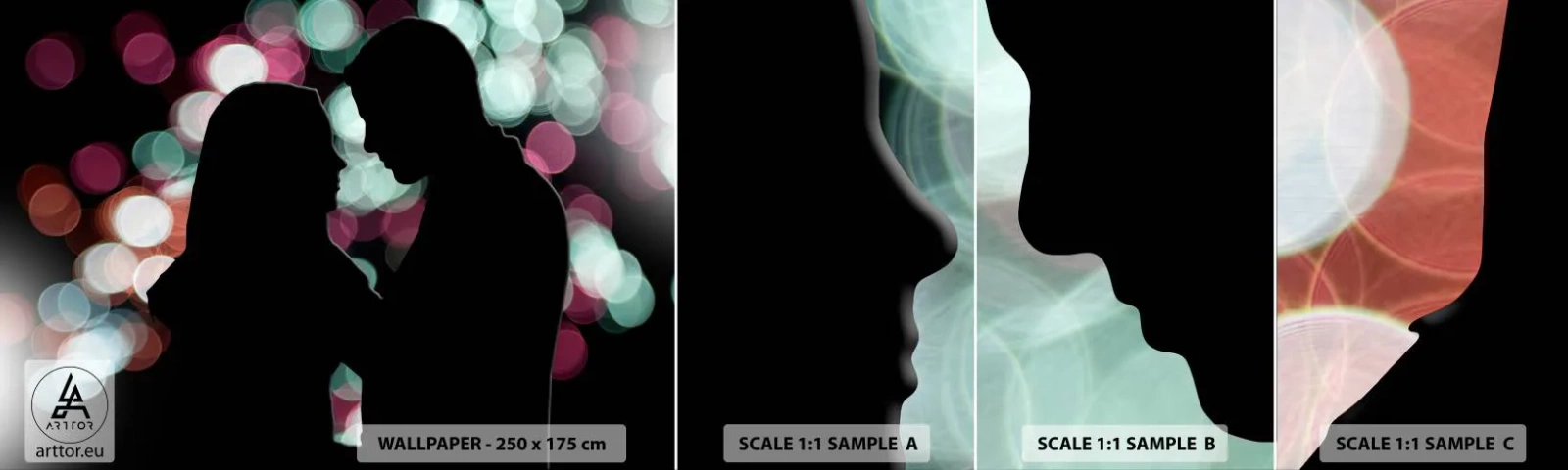 Fototapeta Vzorek Standard Eco - Ano! - Lidé, Zamilovaný pár, Rande - 100x30 cm