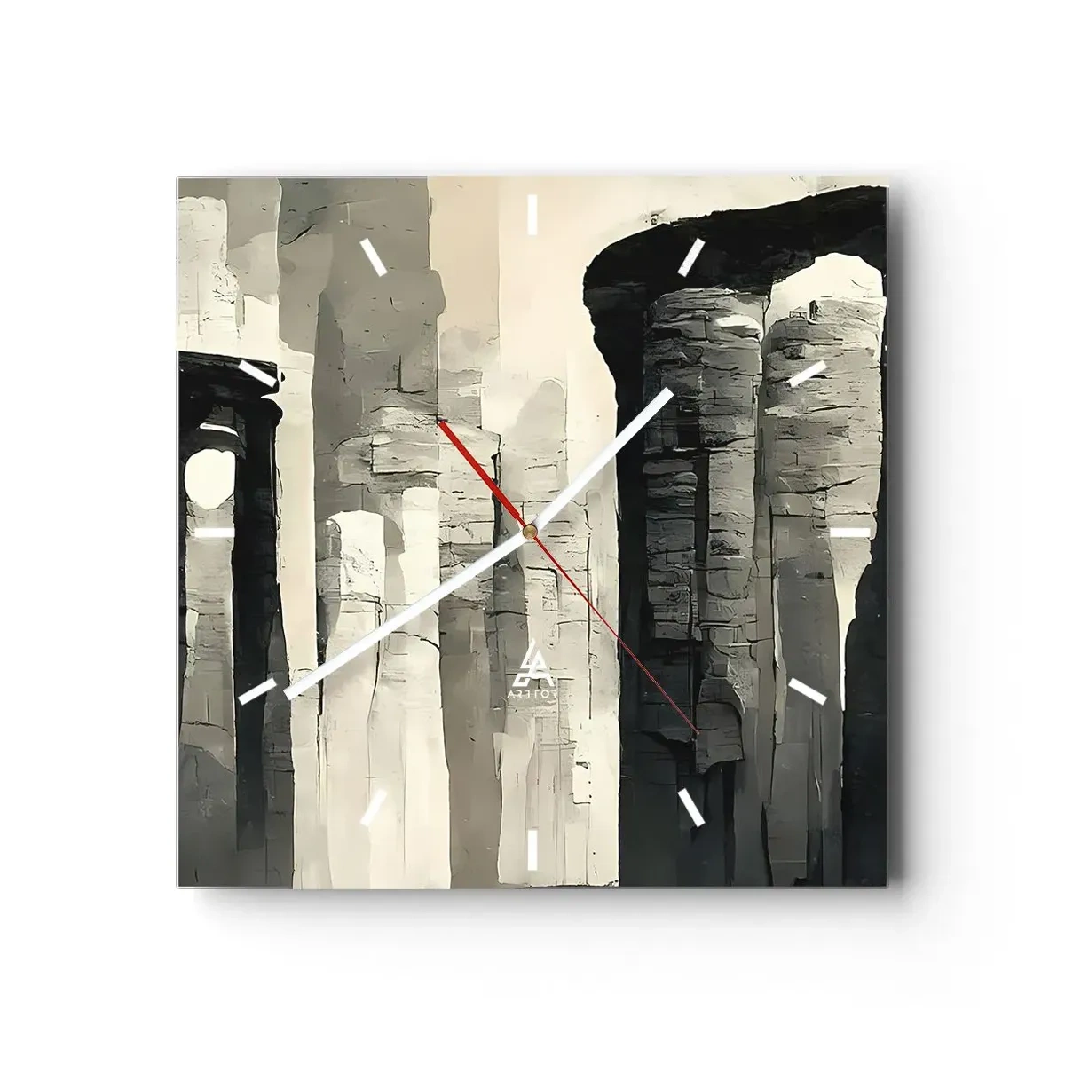 Nástěnné hodiny - Majestátnost starožitnosti - 30x30 cm