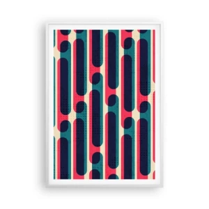 Plakát v bílém rámu - Dovnitř a dopředu - 70x100 cm