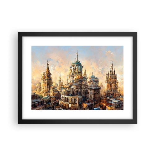 Plakát v černém rámu - Město měst - 40x30 cm