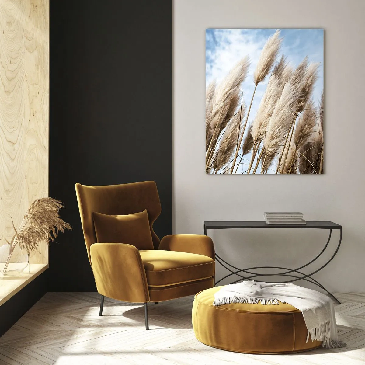 Obraz na skle - Slunečné a větrné pohlazení - 50x70 cm