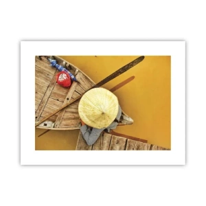 Plakát - Život na žluté řece - 40x30 cm