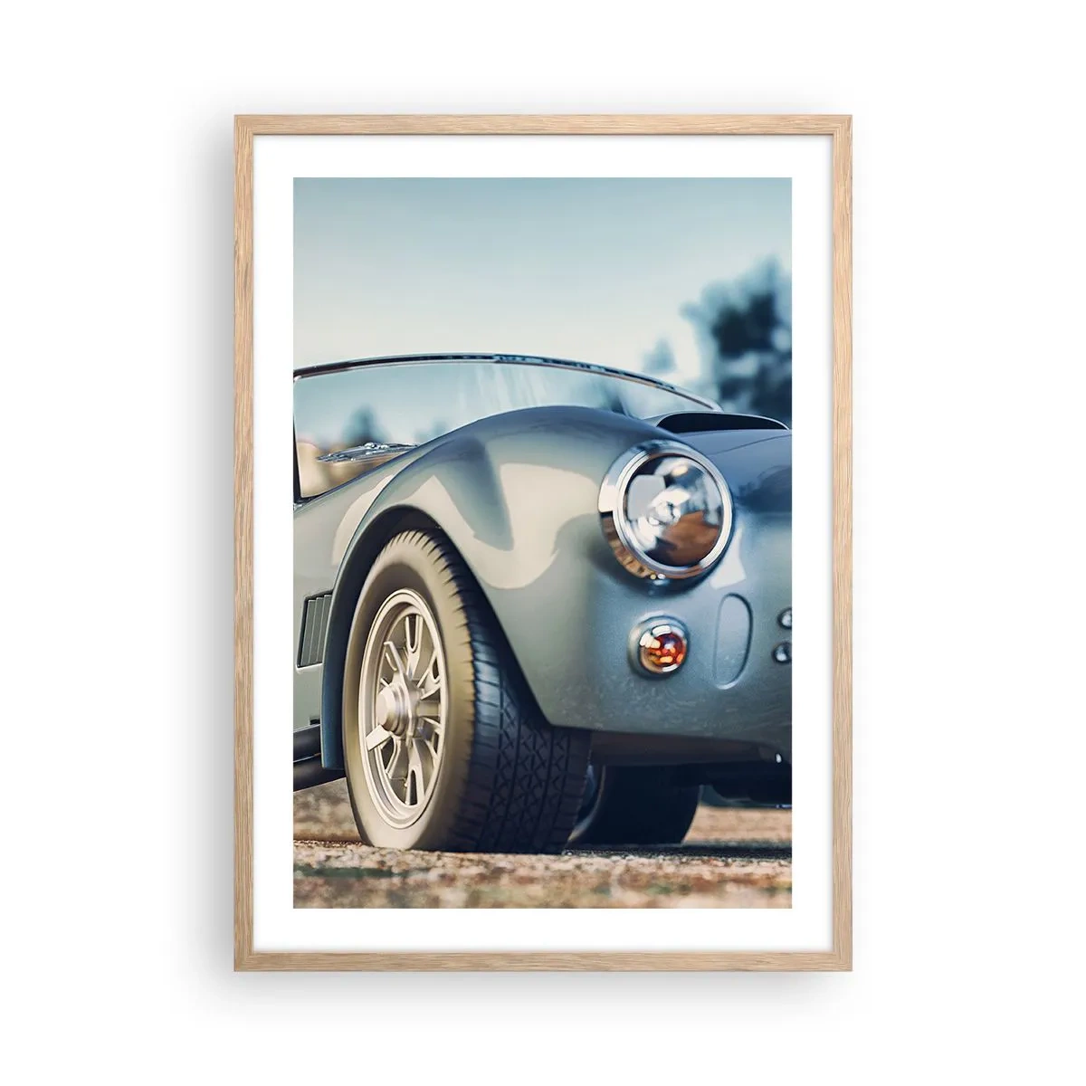 Plakát v rámu světlý dub - Protože na stylu záleží - 50x70 cm