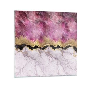 Obraz na skle - Na hranici - 30x30 cm