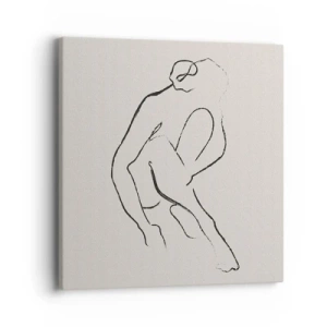 Obraz na plátně - Intimní skica - 40x40 cm