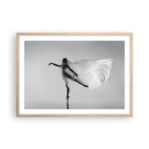 Plakát v rámu světlý dub - Lehkost a půvab - 70x50 cm