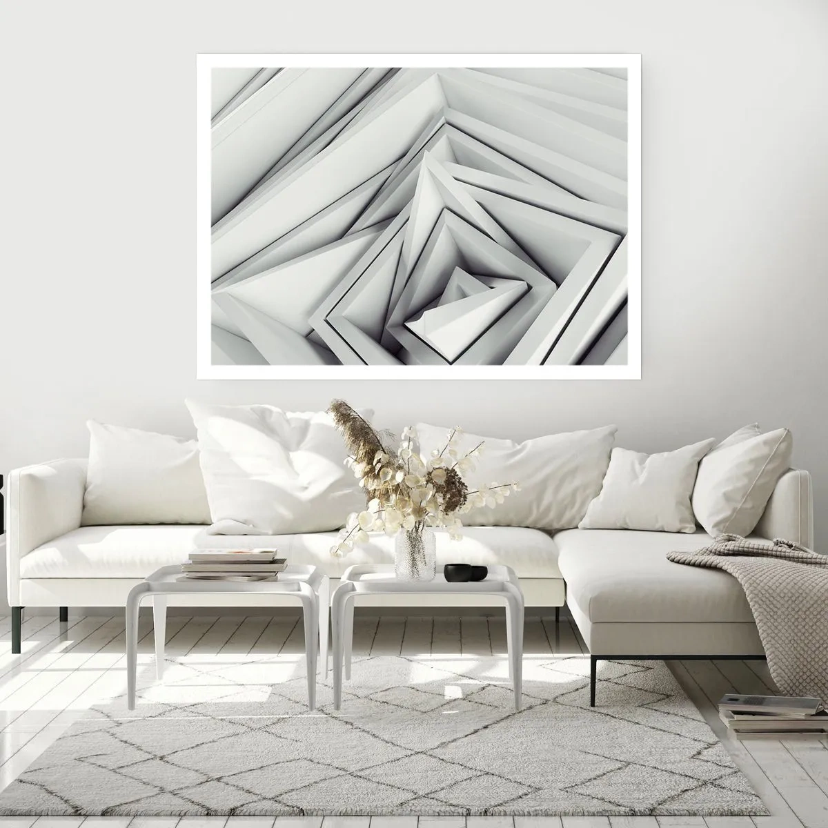 Plakát - Symfonie ostrých úhlů - 91x61 cm