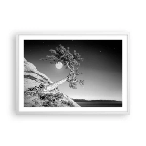 Plakát v bílém rámu - Vítězná válečnice - 70x50 cm