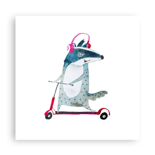 Plakát - Jezevčí radosti - 60x60 cm