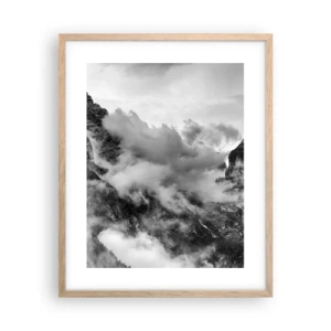 Plakát v rámu světlý dub - Krásné a kruté - 40x50 cm