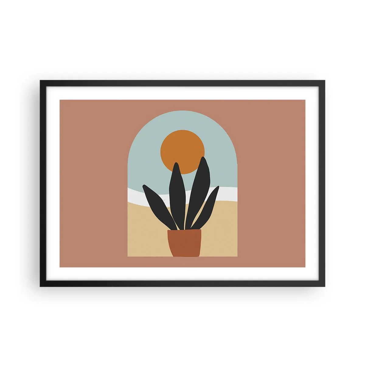 Plakát v černém rámu - Malé radosti - 70x50 cm