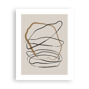 Plakát - Kompozice – tanec ve smyčce - 40x50 cm