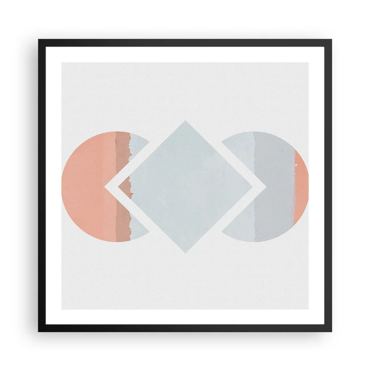 Plakát v černém rámu - Situace je jasná - 60x60 cm