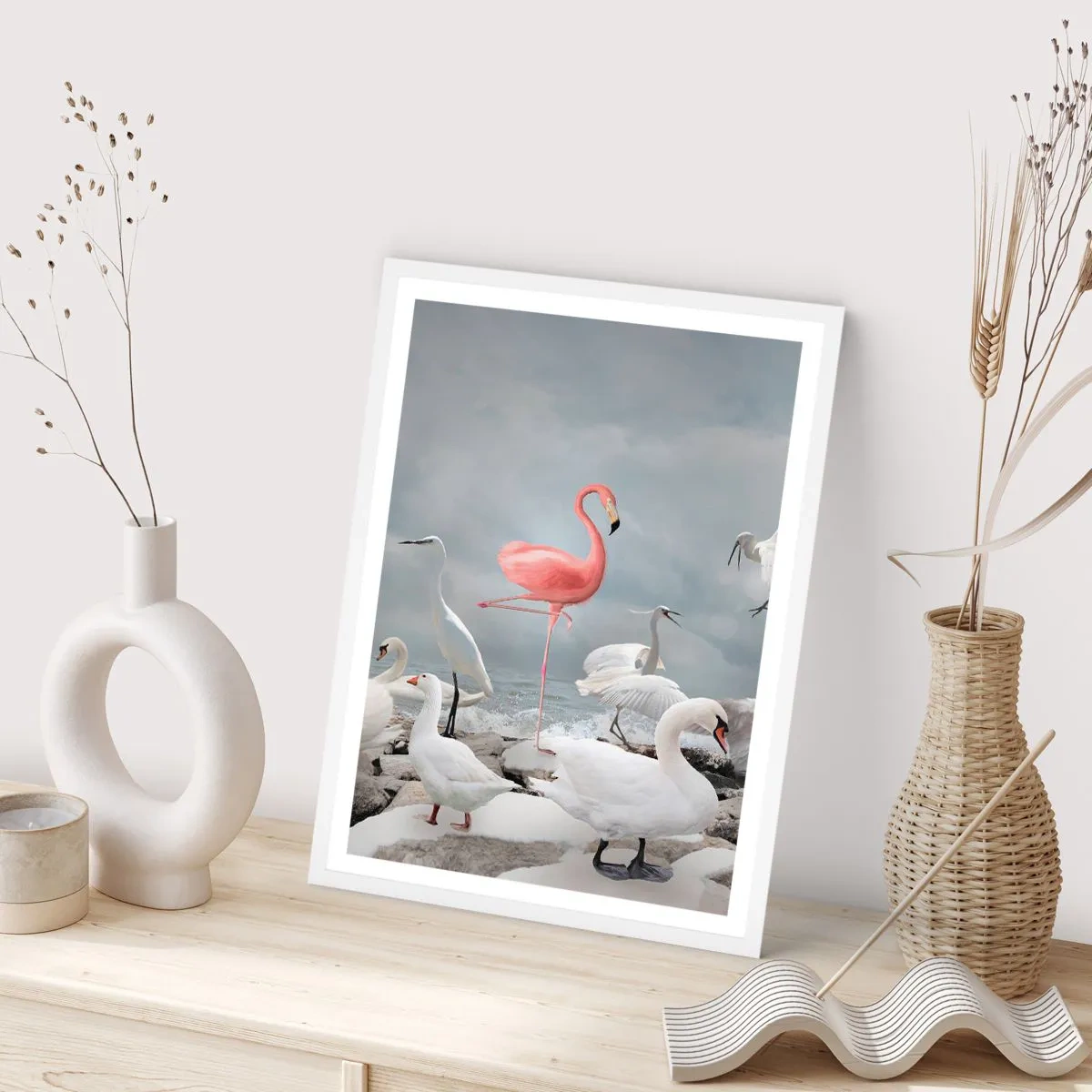 Plakát v bílém rámu - Kde jsem se tu vzal? - 70x100 cm