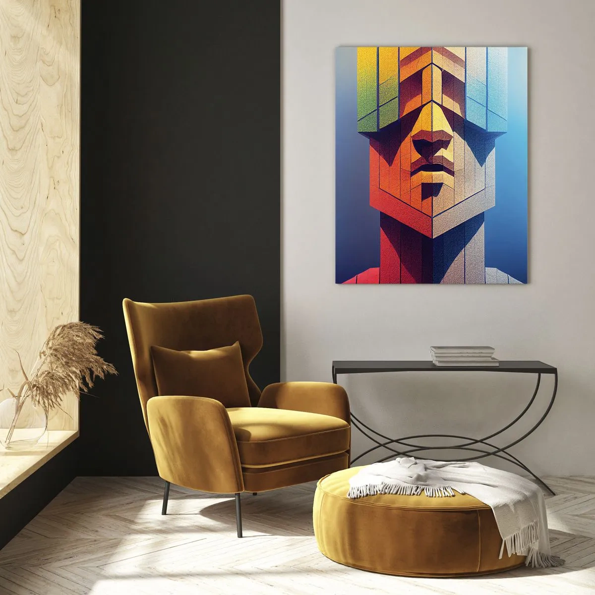 Obraz na skle - Zásadový člověk - 50x70 cm