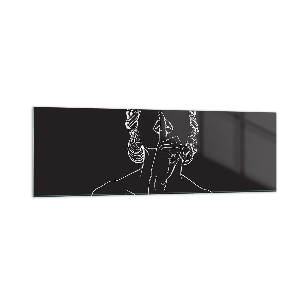 Obraz na skle - Krása rozkvétá v tichu - 160x50 cm