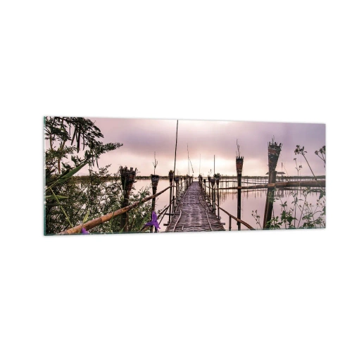 Obraz na skle - Klid a pohoda Asie - 140x50 cm
