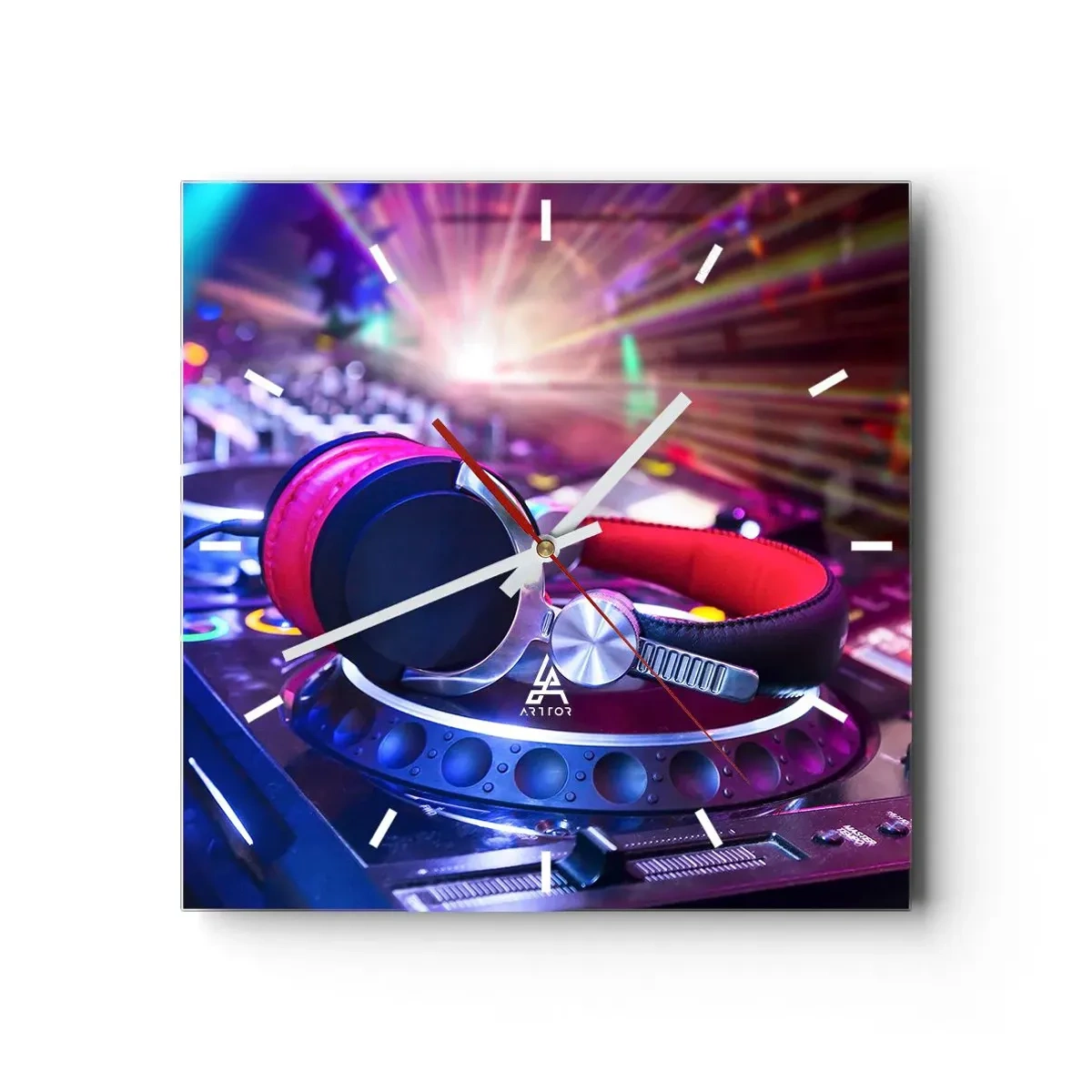 Nástěnné hodiny - Bude, bude se dít - 40x40 cm