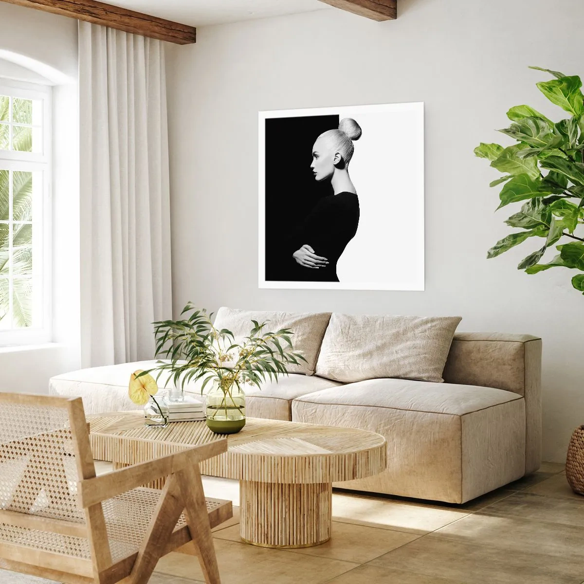 Plakát - Prostě žena - 50x50 cm