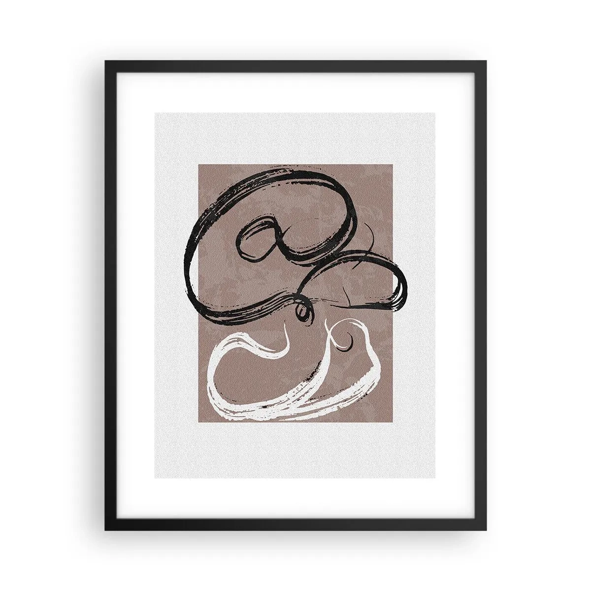 Plakát v černém rámu - Kompozice – hledání úplnosti - 40x50 cm